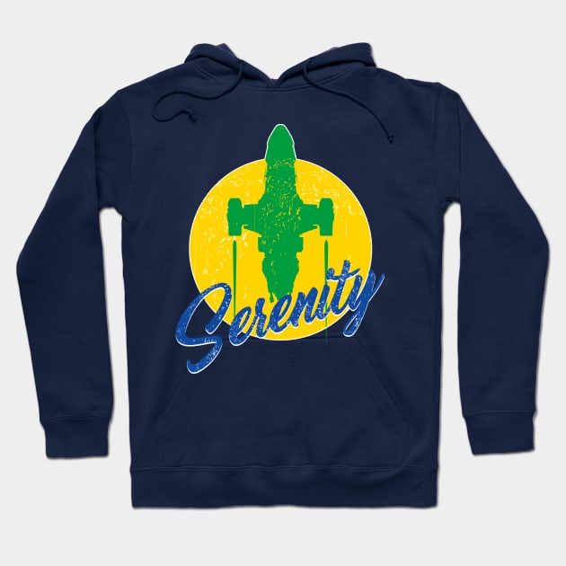 SERENITY DISTRESSED VERSION Hoodie by KARMADESIGNER T-SHIRT SHOP